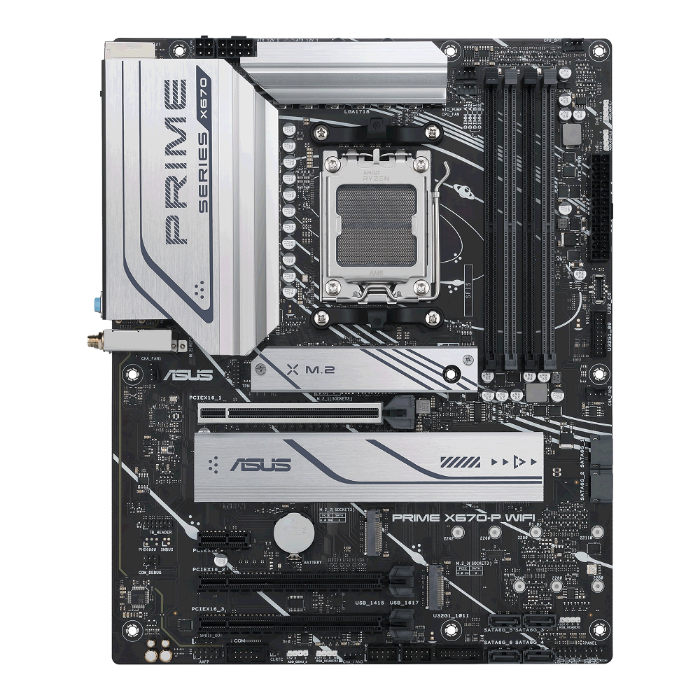Carte Mère Asus PRIME X670-P WIFI Pour Socket AMD AM5