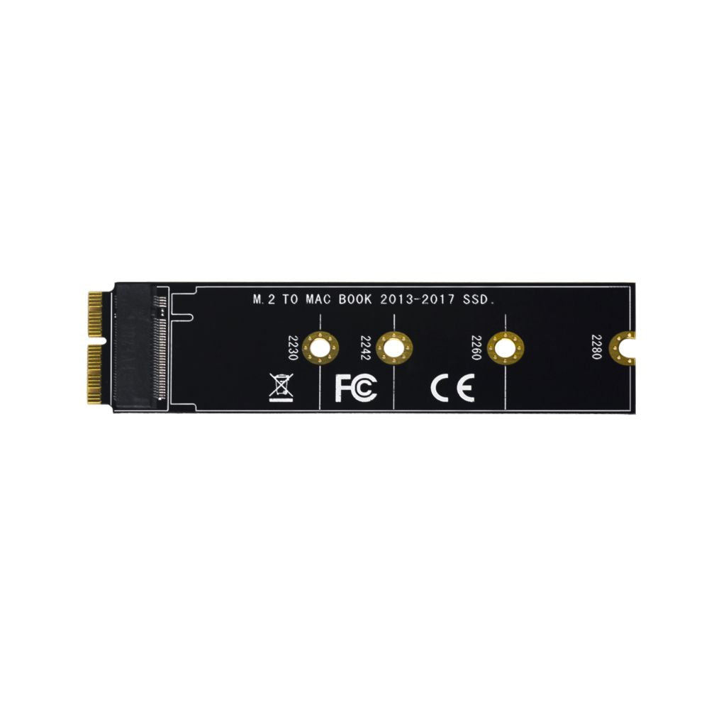 Adaptateur Convertisseur SSD M.2 Nvme Supporte MacBook Air Pro Retina Anné 2013-2017 12+16 Pin Format 3/4Gen