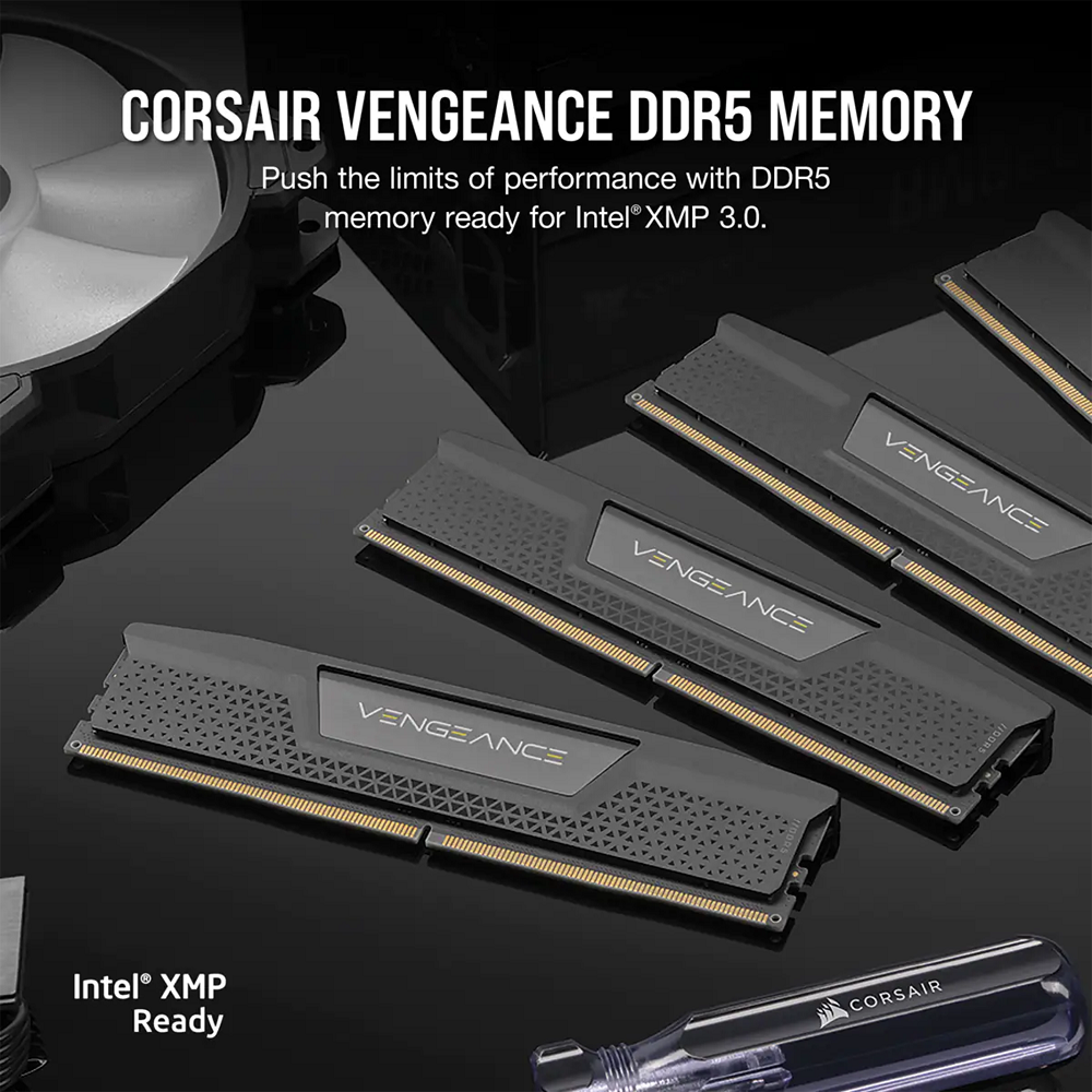 Mémoire Corsair Vengeance 32GB ( 2 x 16GB ) DDR5 6000MHz 1.40v
