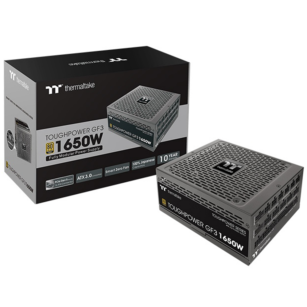 Thermaltake Alimentation ATX 3.0 Modulaire Toughpower GF3 1650W 80Plus Gold