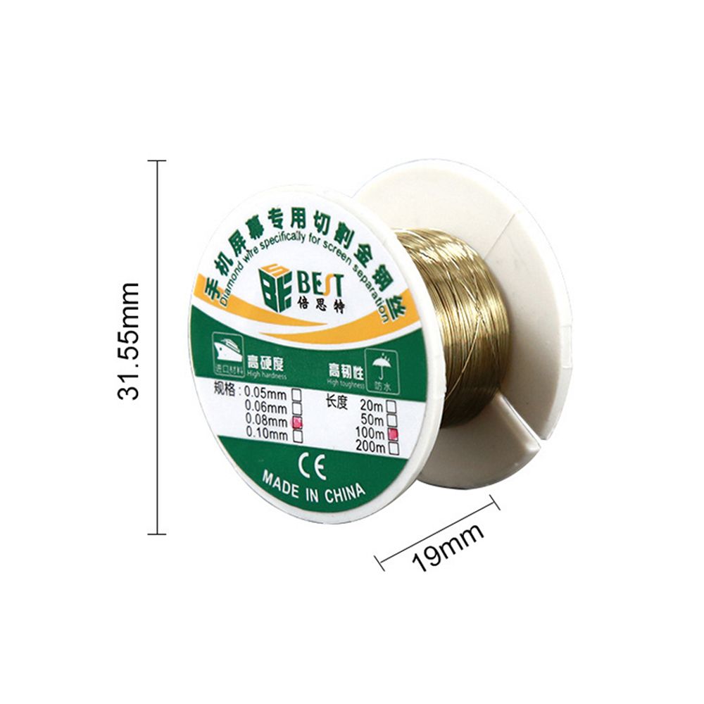 Fil diamanté spécialement pour les écrans de séparation