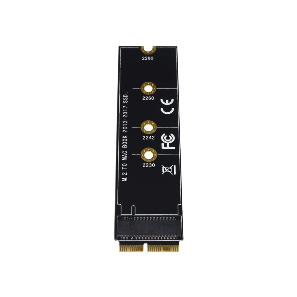 Adaptateur Convertisseur SSD M.2 Nvme Supporte MacBook Air Pro Retina Anné 2013-2017 12+16 Pin Format 3/4Gen