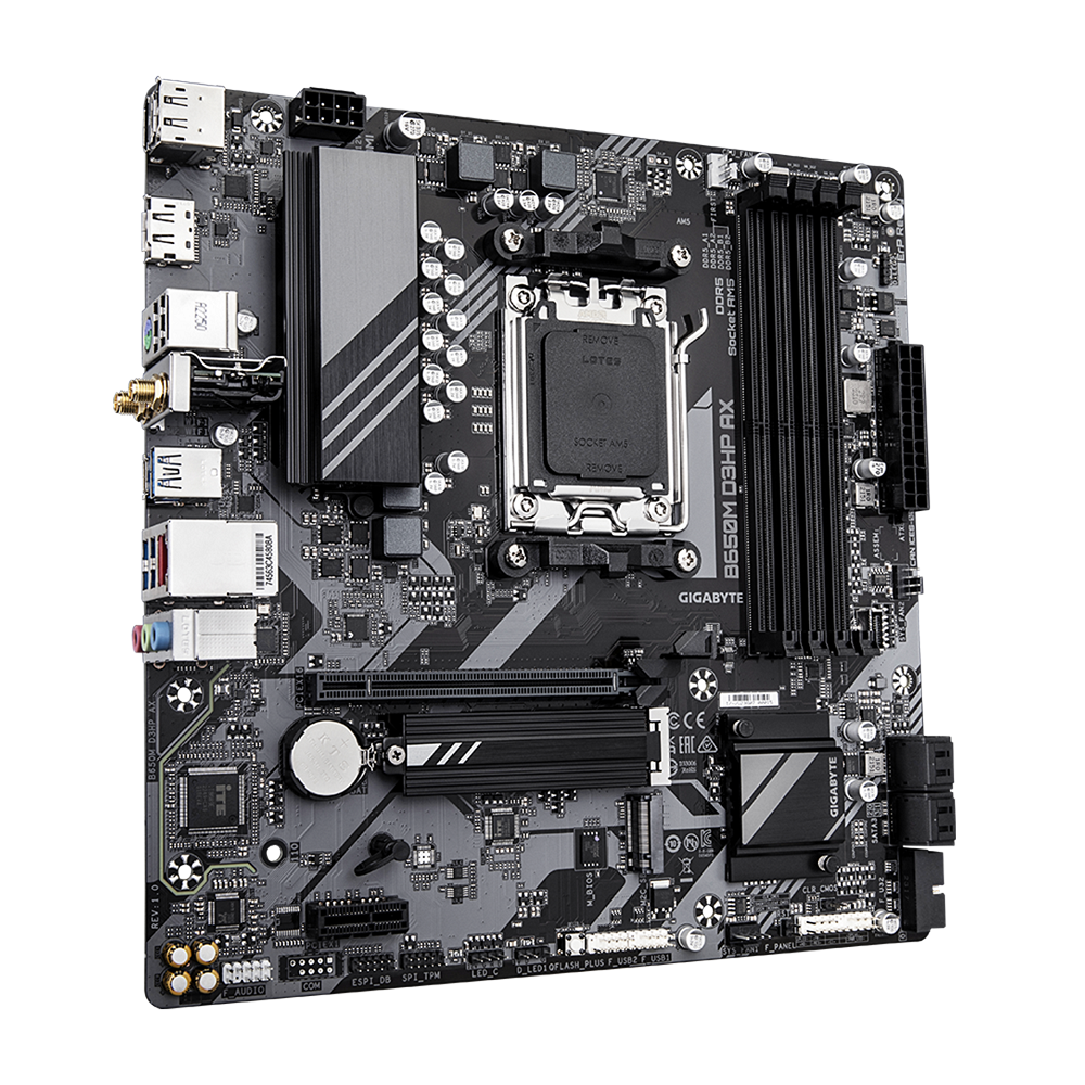 Carte Mère GIGABYTE B650M D3HP AX Pour Socket AMD AM5