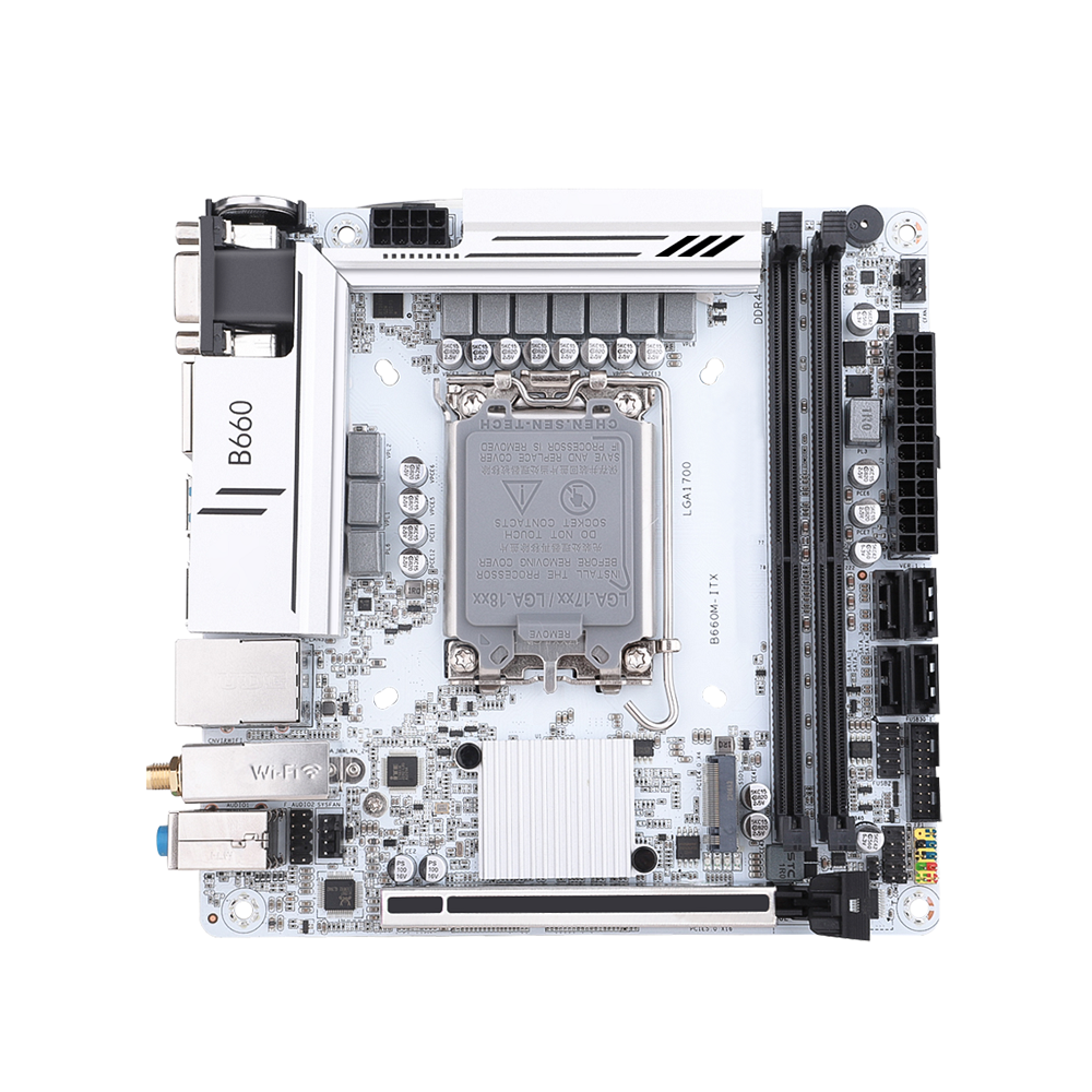 Carte Mère B660M-ITX D4 Wifi 6E Pour Intel Socket LGA1700