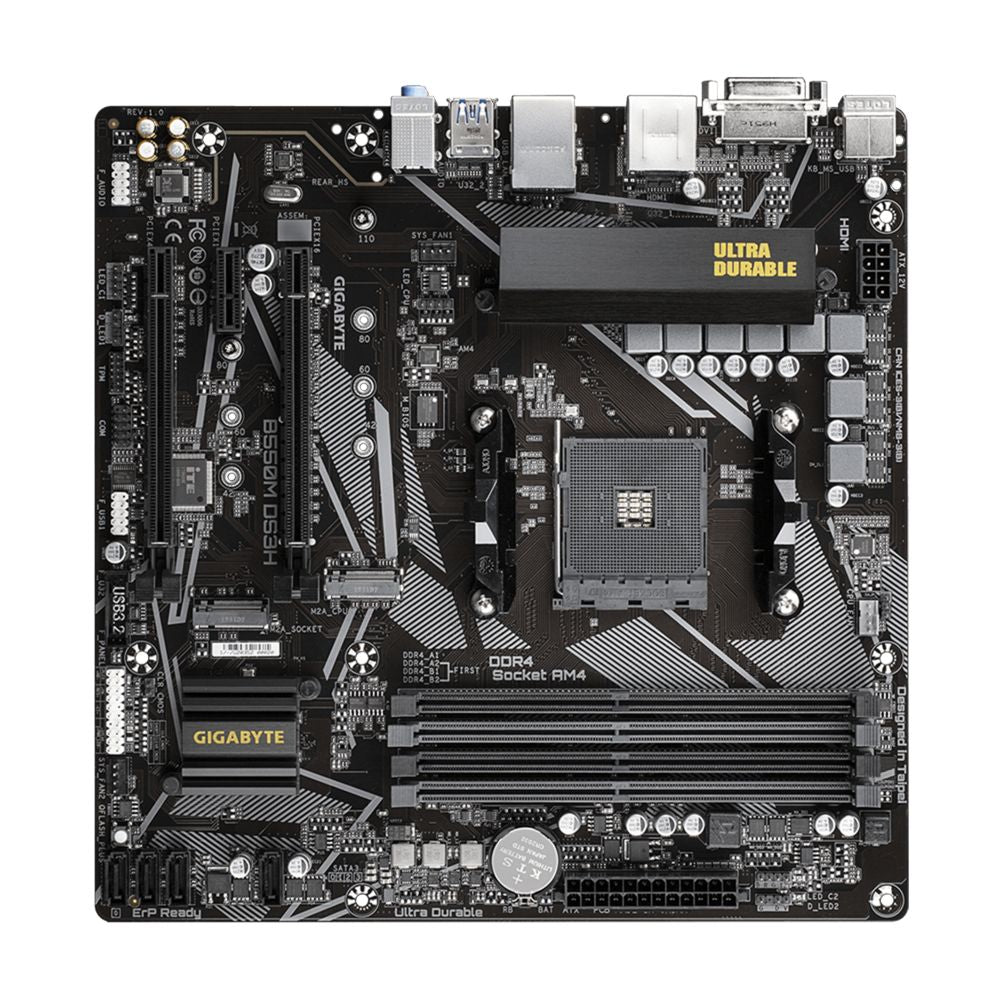 Carte Mère GIGABYTE B550M DS3H Pour Socket AMD AM4