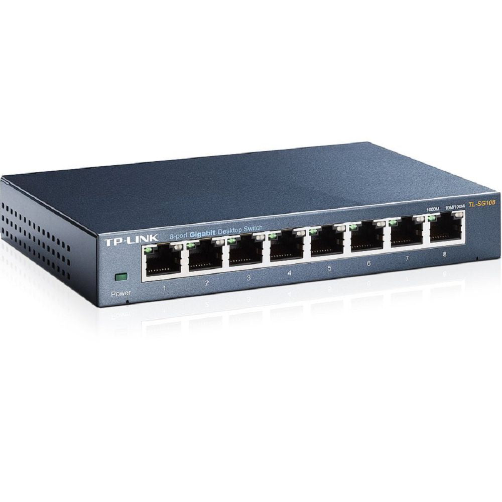 TP-Link TL-SG108 Switch de bureau 8 ports Gigabit 10/100/1000 Mbps