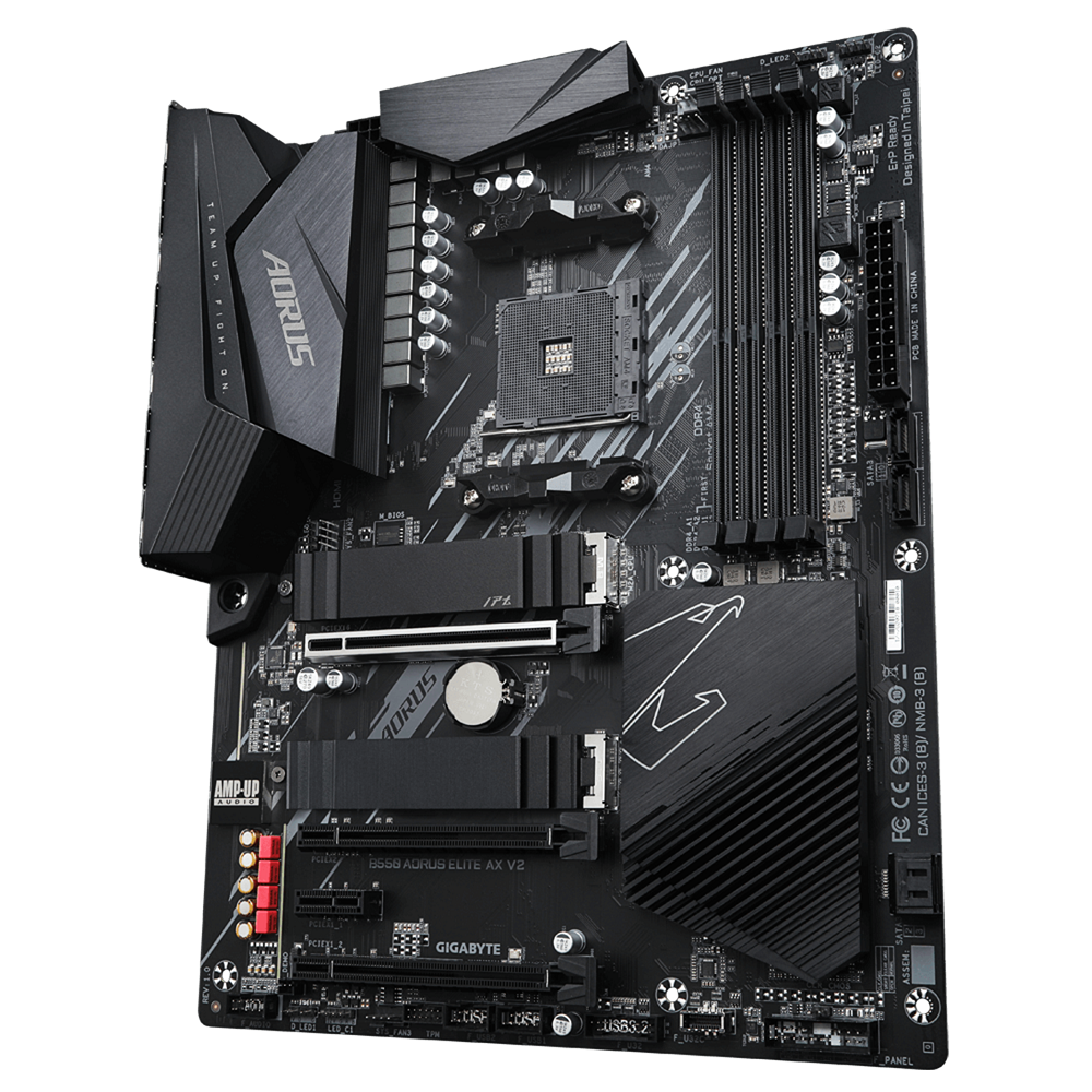 Carte Mère GIGABYTE B550 AORUS ELITE AX V2 Pour Socket AMD AM4