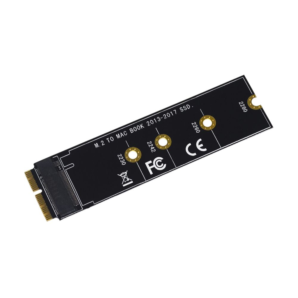 Adaptateur Convertisseur SSD M.2 Nvme Supporte MacBook Air Pro Retina Anné 2013-2017 12+16 Pin Format 3/4Gen