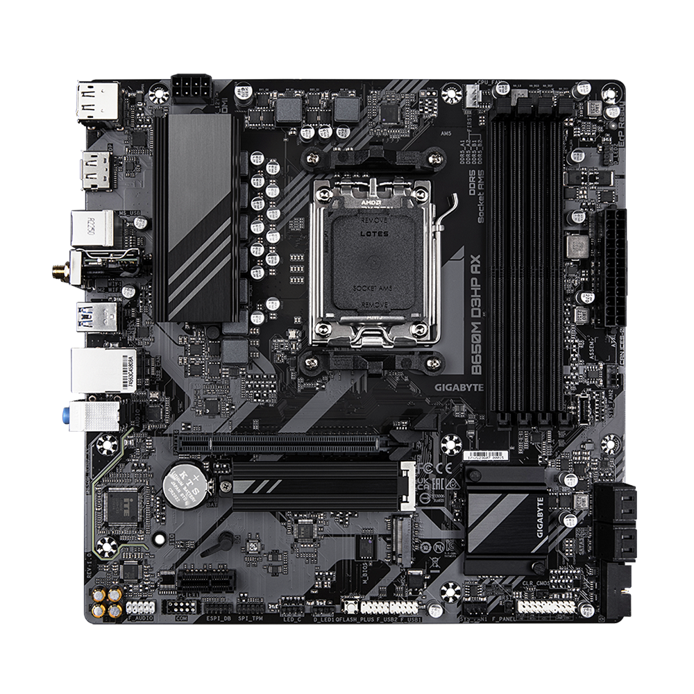 Carte Mère GIGABYTE B650M D3HP AX Pour Socket AMD AM5