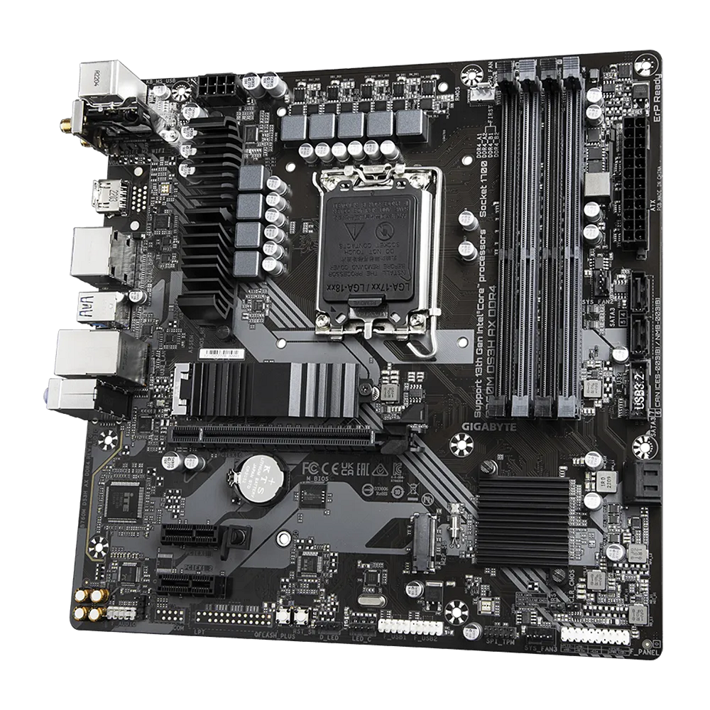 Carte Mère GIGABYTE B760M DS3H AX DDR4 Pour Intel Socket LGA1700