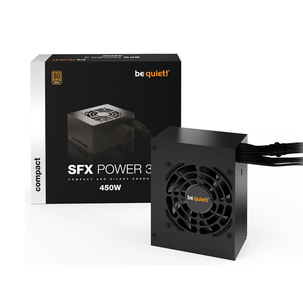 Alimentation SFX Be quiet SFX3-450W 80Plus Bronze Pour Ordinateurs de Bureau