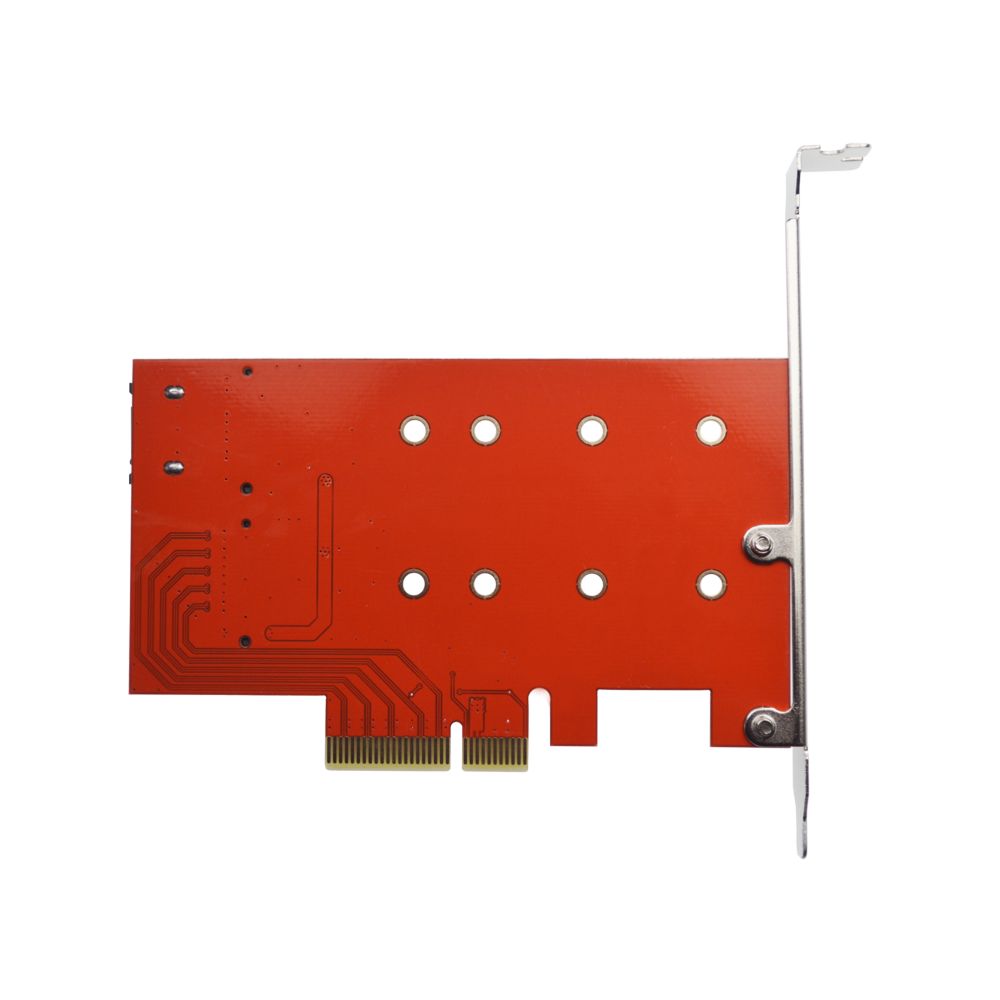 Caddy Carte PCI Express 4X Supporte SSD Format M.2 NGFF M.2 NVME 2 en 1