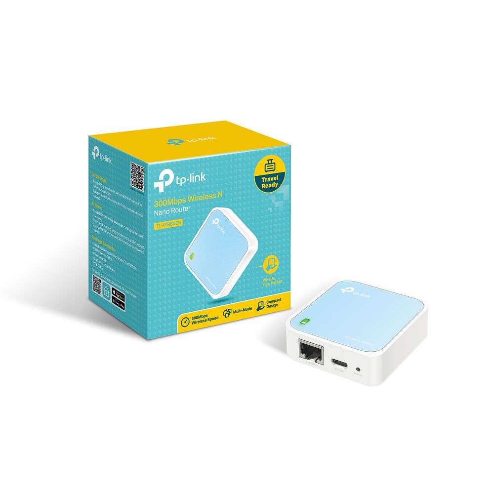 TP-Link TL-WR802N Routeur WiFi Nano 300 Mbps