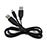 1.0 Meter (39") USB 2.0 A to USB 2.0 Mini B 5-Pin Cable - Auxiliary USB "Y" Power