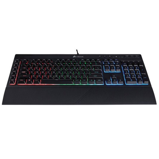 Clavier Azerty Gaming Corsair K55 RGB pour ordinateur de bureau avec fil USB