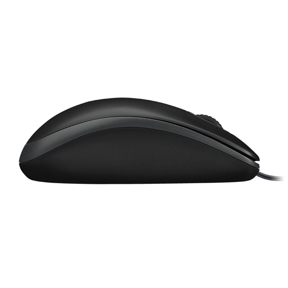 Souris Optique Logitech B100 pour ordinateur de bureau avec fil USB 2.0