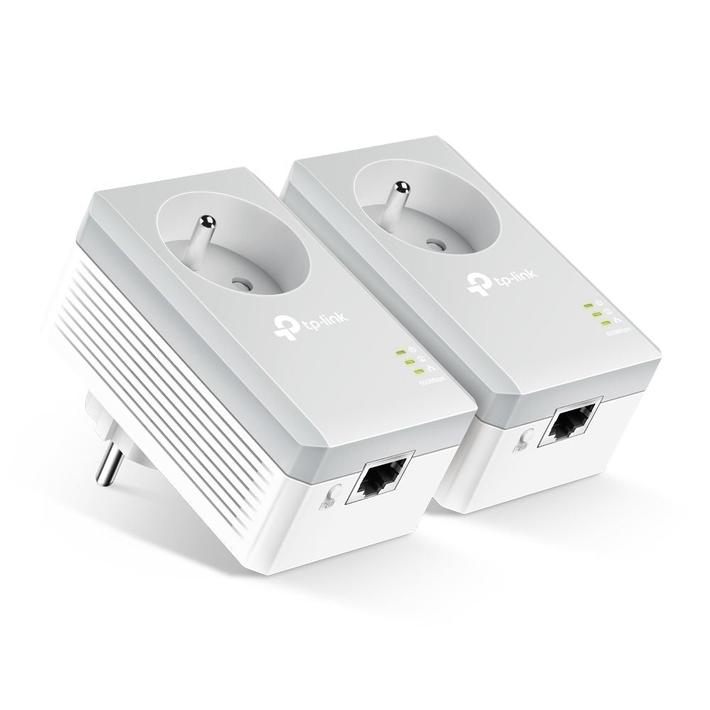 TP-Link TL-PA4015PKIT Kit de 2 CPL AV 600 Mbps avec prise intégrée