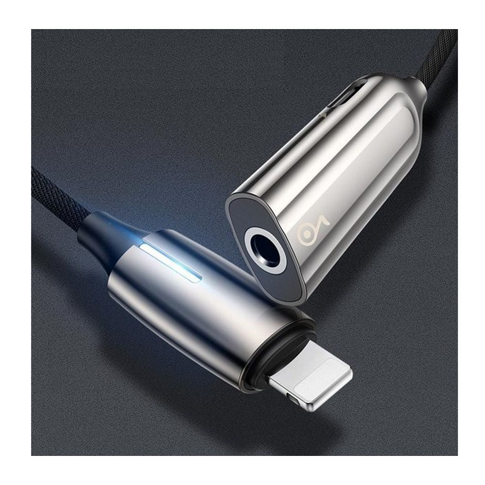 Baseus Adaptateur convertisseur Lightning vers Audio Jack 3.5mm + Lightning PD