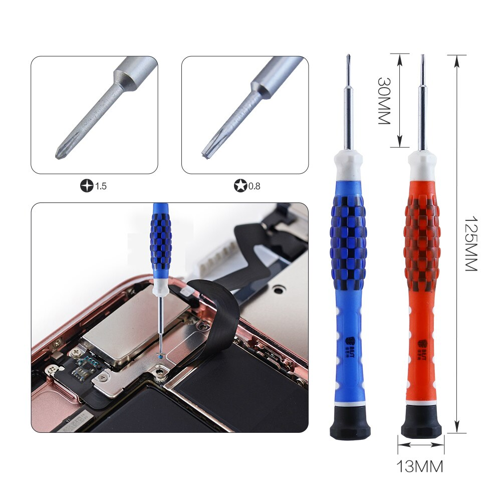 BST-8921 Kit d'outils de réparation de jeu de tournevis multifonction de précision 33 en 1 pour Smartphone Tablette et Ordinateur