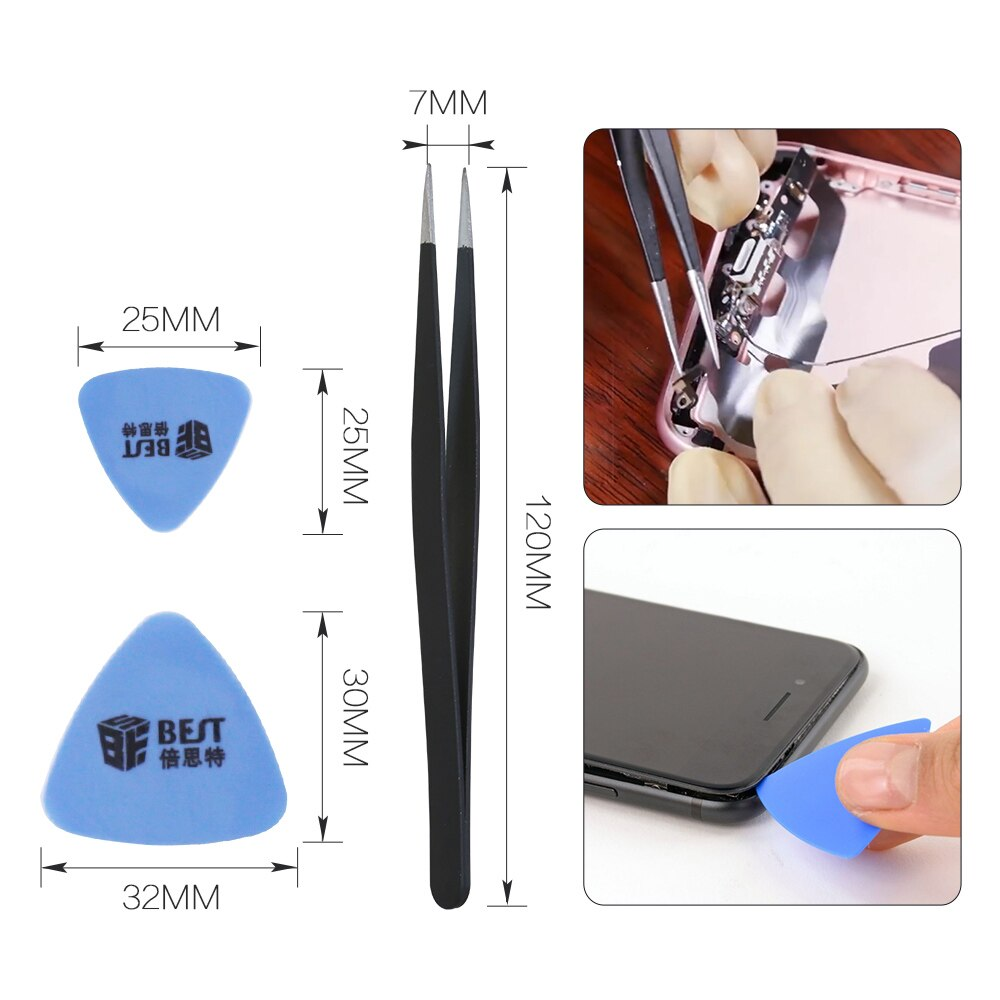 BST-8921 Kit d'outils de réparation de jeu de tournevis multifonction de précision 33 en 1 pour Smartphone Tablette et Ordinateur