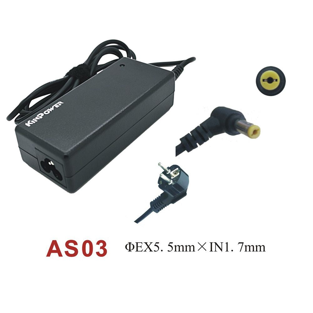 Chargeur Compatible 19V-3.42A 65W Pour Ordinateur Portable PackardBell