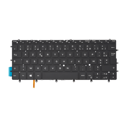 Clavier Azerty Français Pour Dell XPS P82G Rétroéclairage