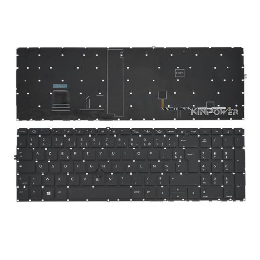 Clavier Azerty Français Compatible Avec HP Elitebook 855 G7 855 G8 Sans Rétro-éclairage