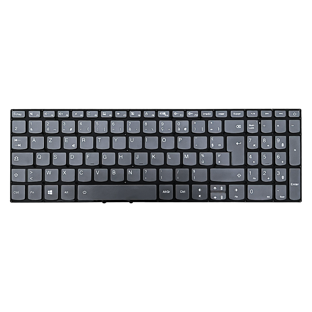 Clavier Azerty Français Pour Lenovo Ideapad L340-17API Rétroéclairage