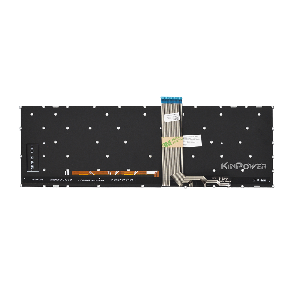 Clavier Azerty Français Compatible avec Lenovo IdeaPad 3 17IRU7 Rétro-éclairage