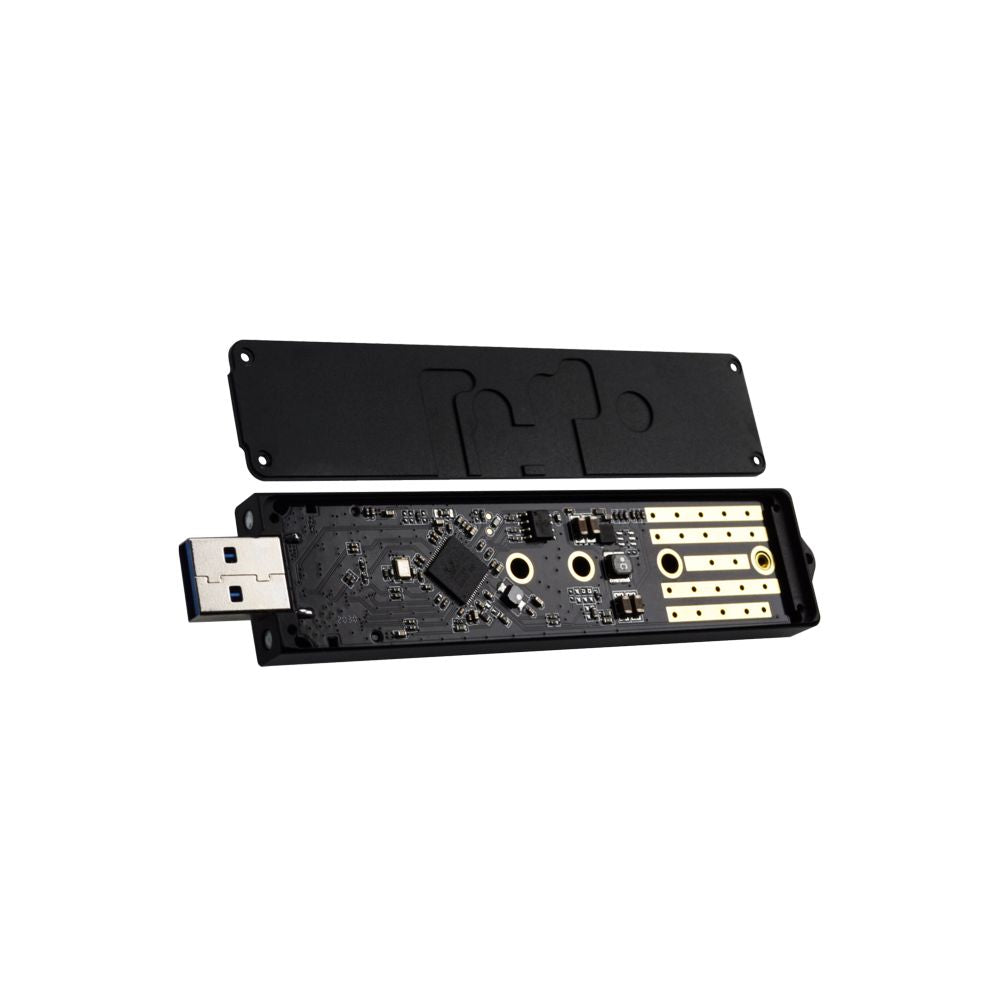 Boîtier externe pour disque dur SSD M.2 NGFF et M.2 Nvme 2 en 1 vers USB Type C v3.1