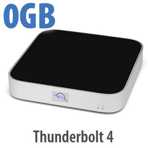 OWC miniStack STX Stackable Storage Enclosure with Thunderbolt Hub Xpansion - Silver