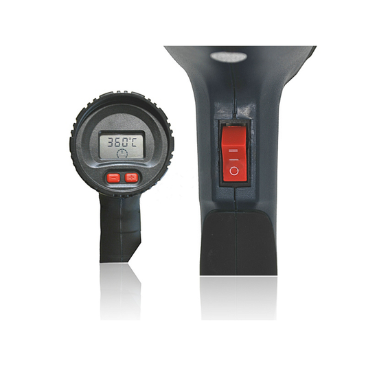 Pistolet à air chaud Professional 1600W 60 - 550°C 250 - 500 l / Min