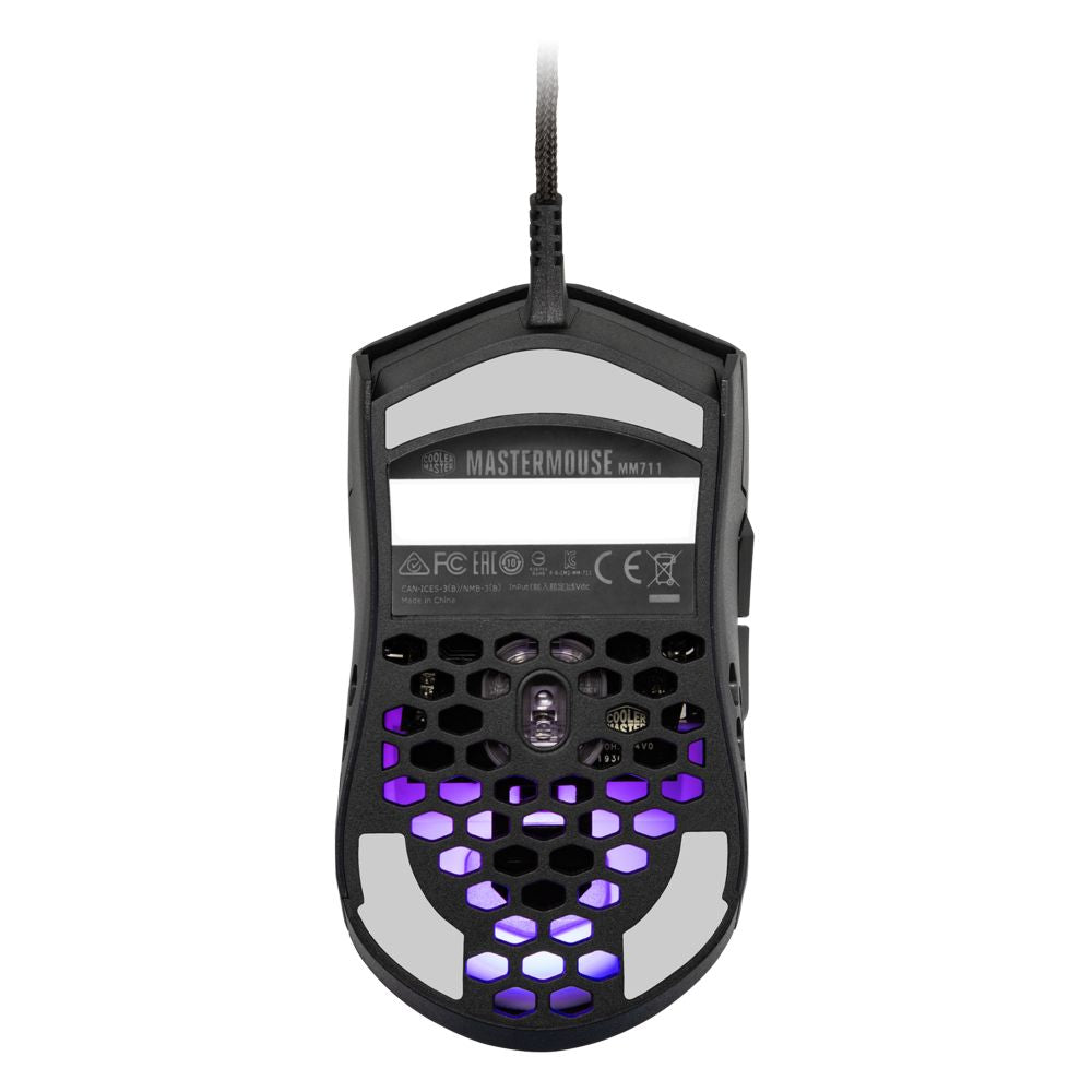 Souris Gamer Cooler Master MM711 RGB avec fil USB 2.0 16000 DPI 6 Boutons