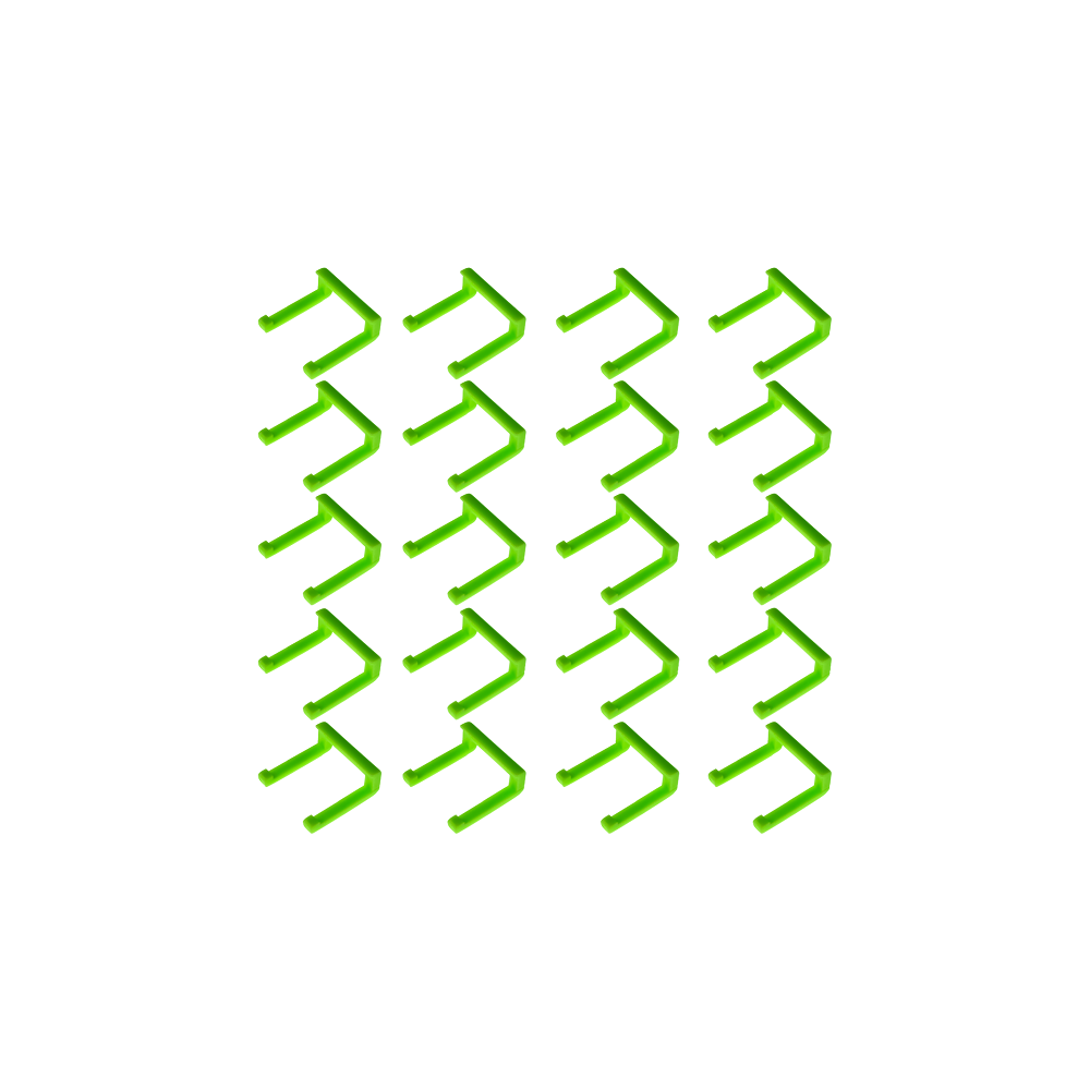 Lot de 20P Clip de verrouillage PCIe Riser 1x