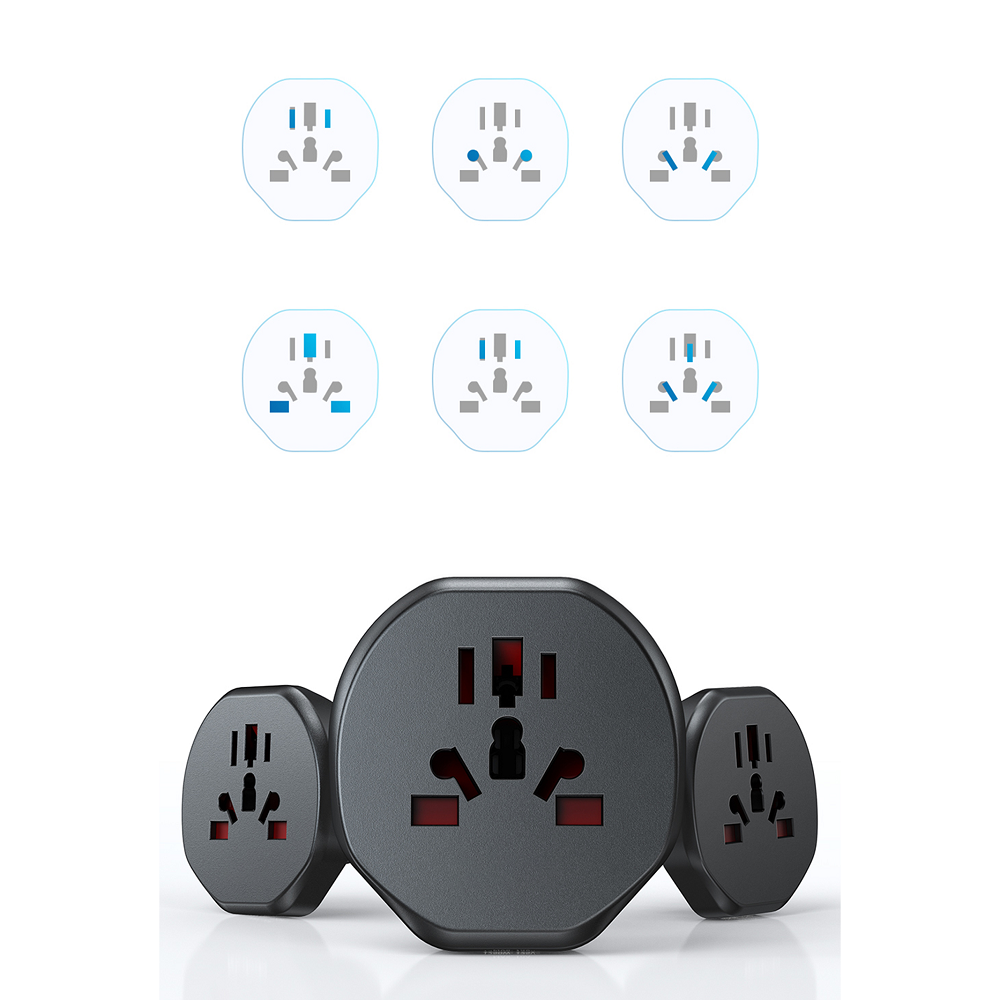 Adaptateur de Voyage Prises Internationnal vers France