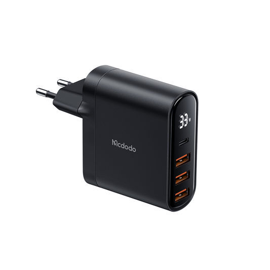 Chargeur Prise Secteur Charge Rapide 4 ports USB PD et QC 4.5A 33W