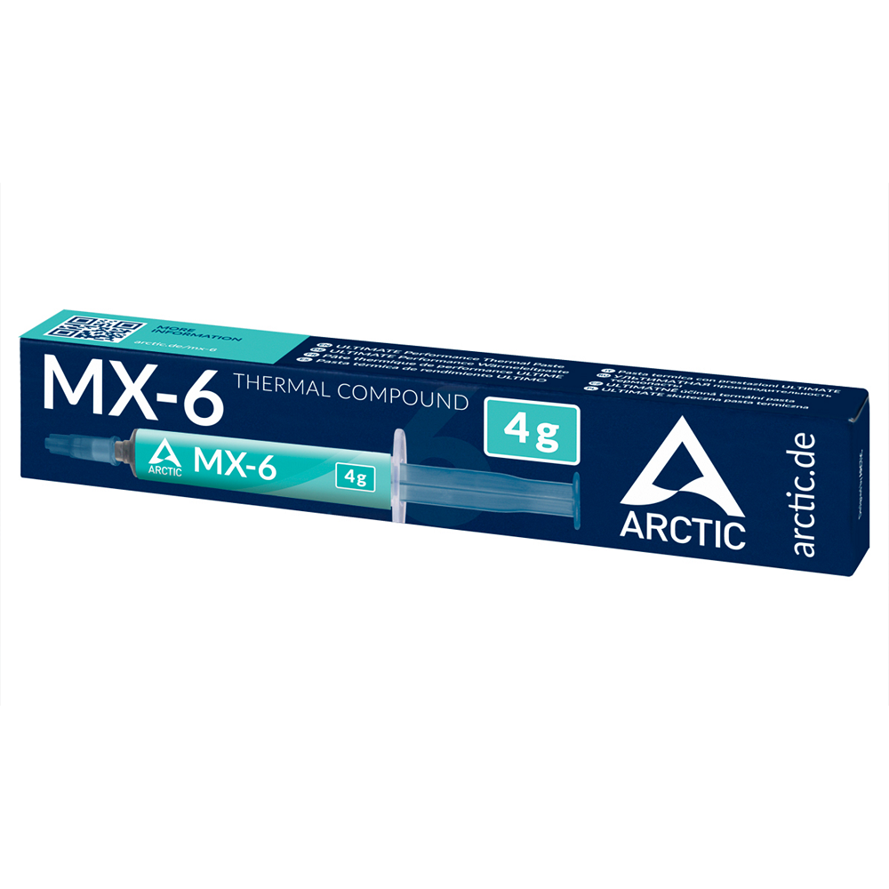 Pâte Thermique Arctic MX-6 pour dissipateur Thermique CPU GPU et Chipset 4g