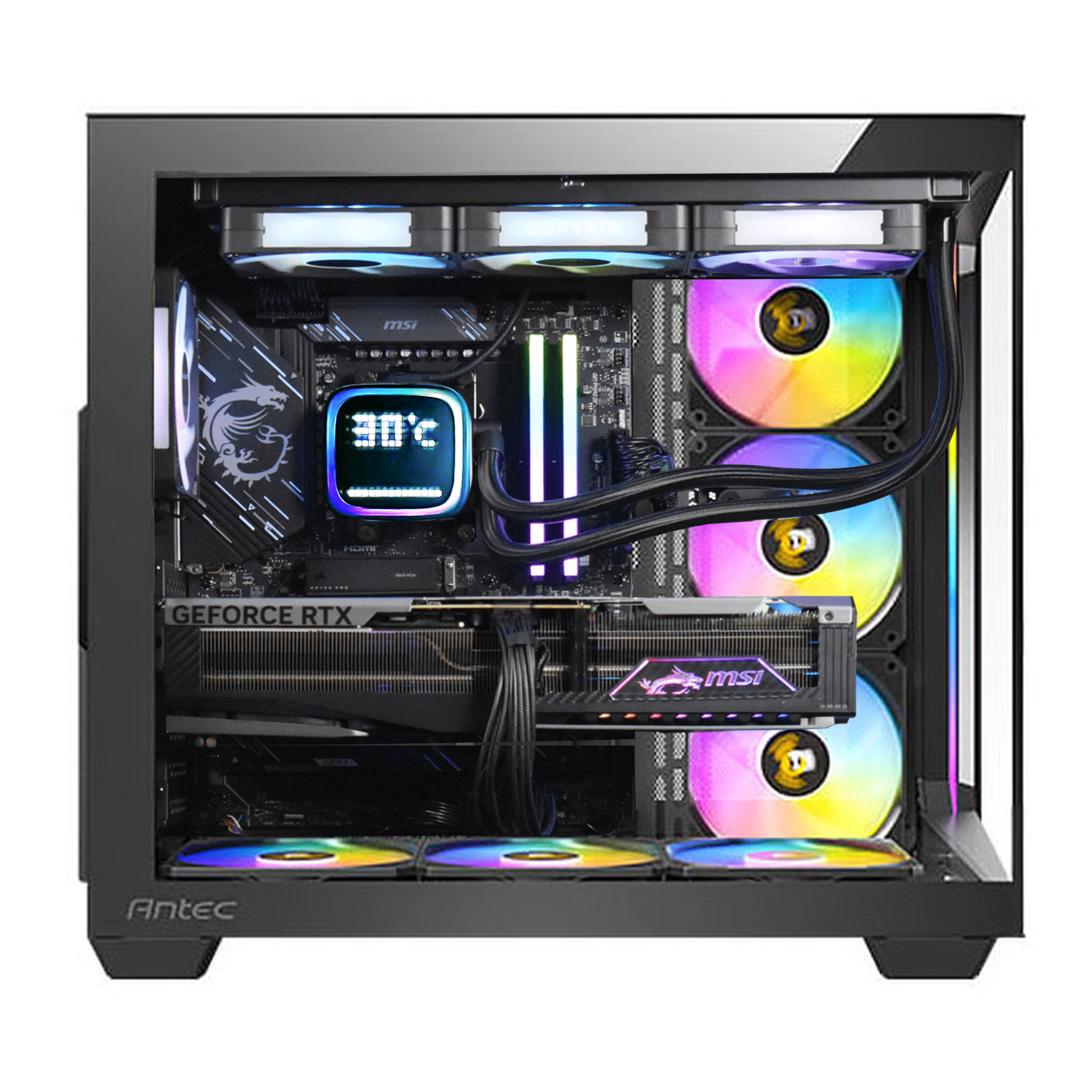 PC Gamer A6 AMD Ryzen 7 6th Zen 4 8 Cores 16 Threads - 32Go - RTX 5060 Ti - 1TB SSD - Wifi 6E - BT 5.2 - Win 11 Pro