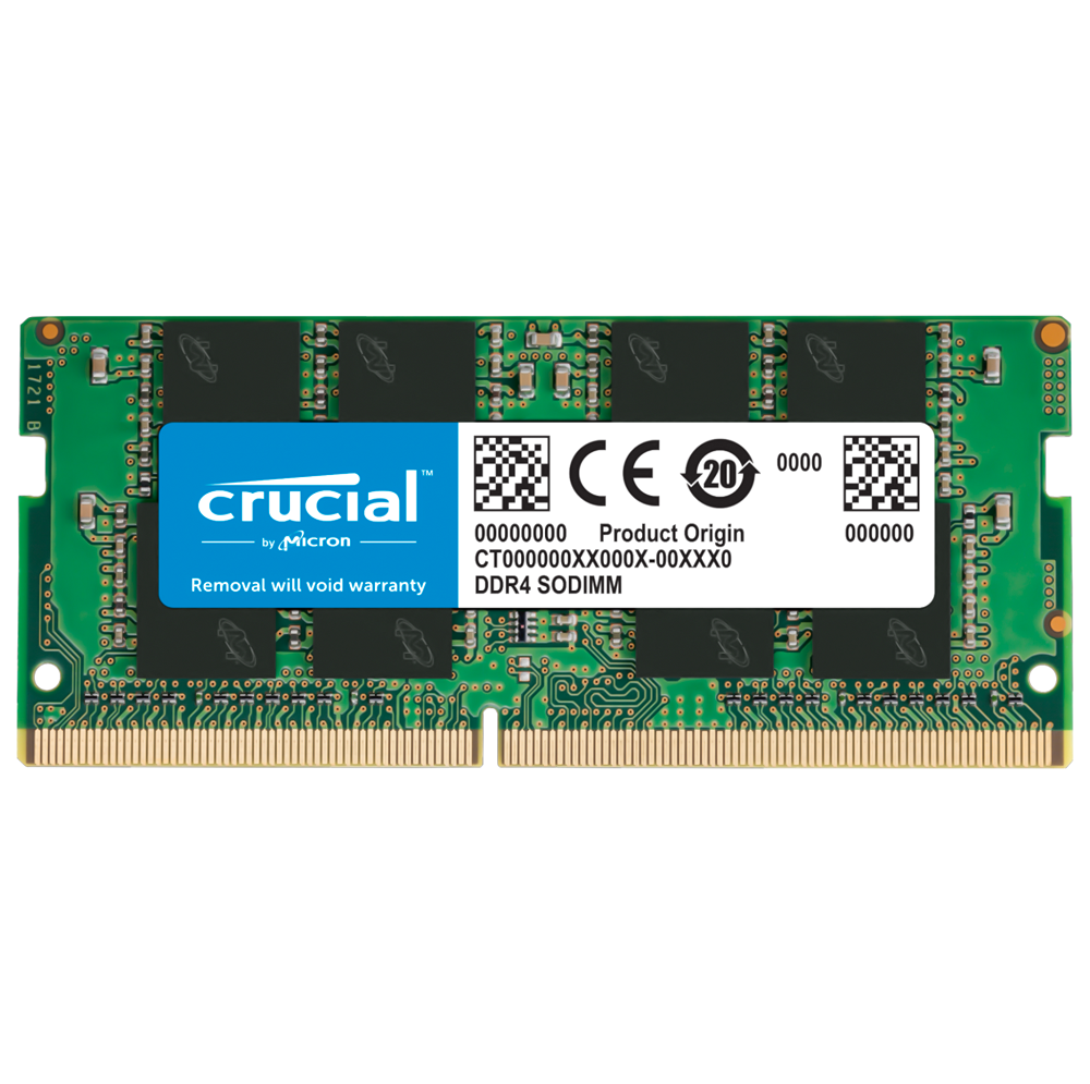 Mémoire So-Dim Crucial 8GB DDR4 3200MHz CL22 1.2v
