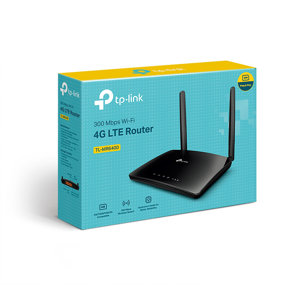 TP-Link TL-MR6400 4G LTE Routeur Wi-Fi 300 Mbps