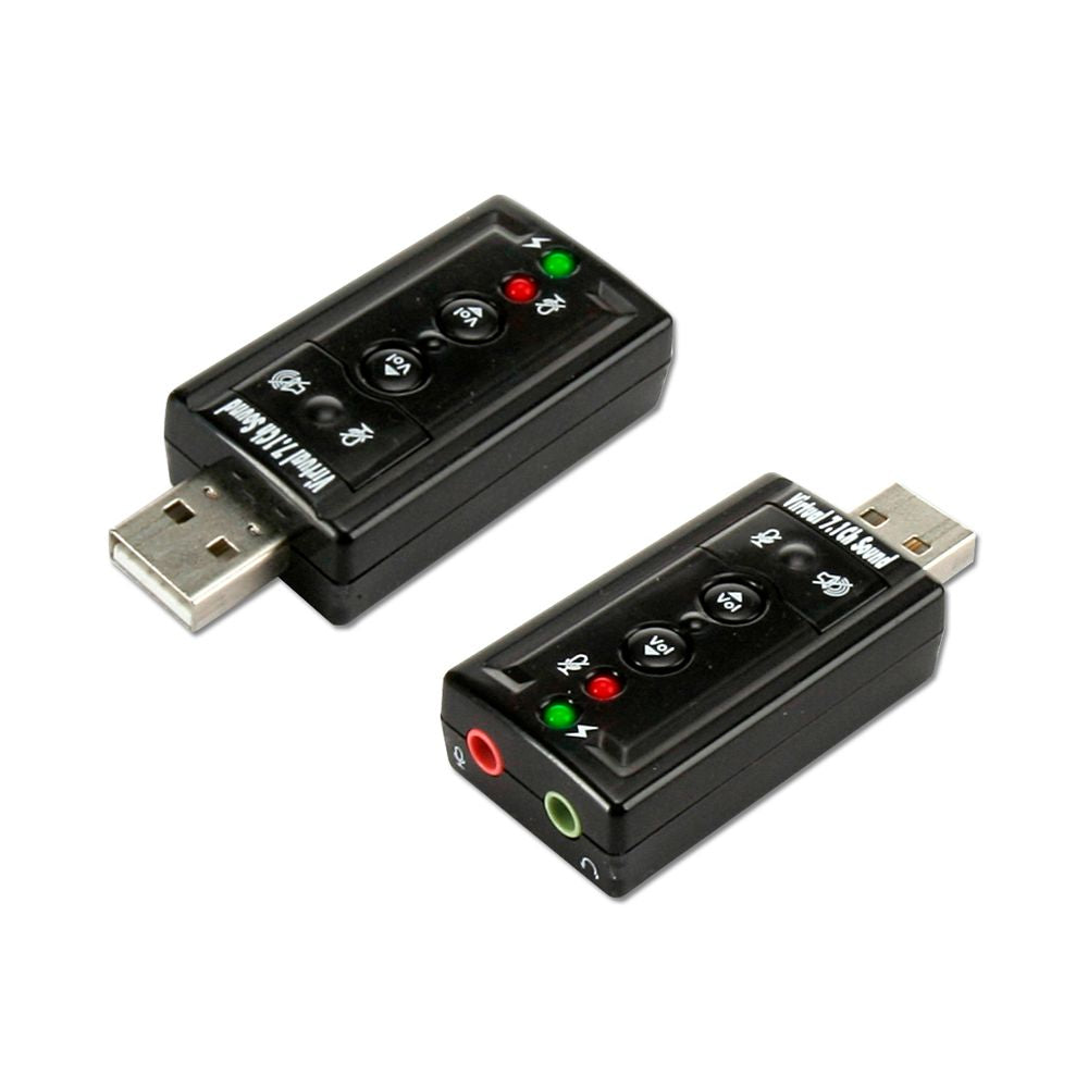 Connectland Mini Adaptateur USB A vers Audio et Microphone Jack 3.5mm