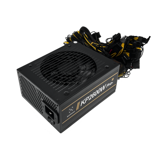 Alimentation Rig Minage ATX 2600W Pro+ 80 Plus Gold