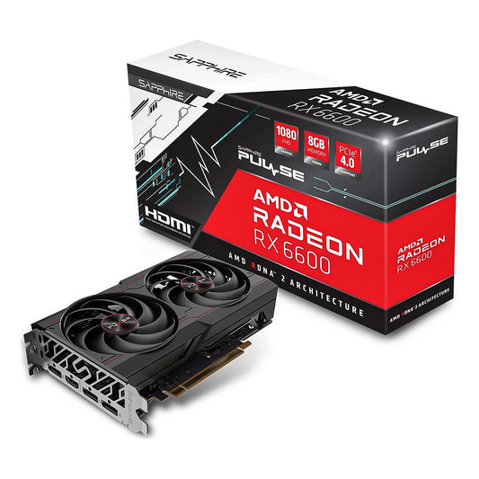 Carte Graphique Sapphire Pluse RX 6600 GDDR6 8G