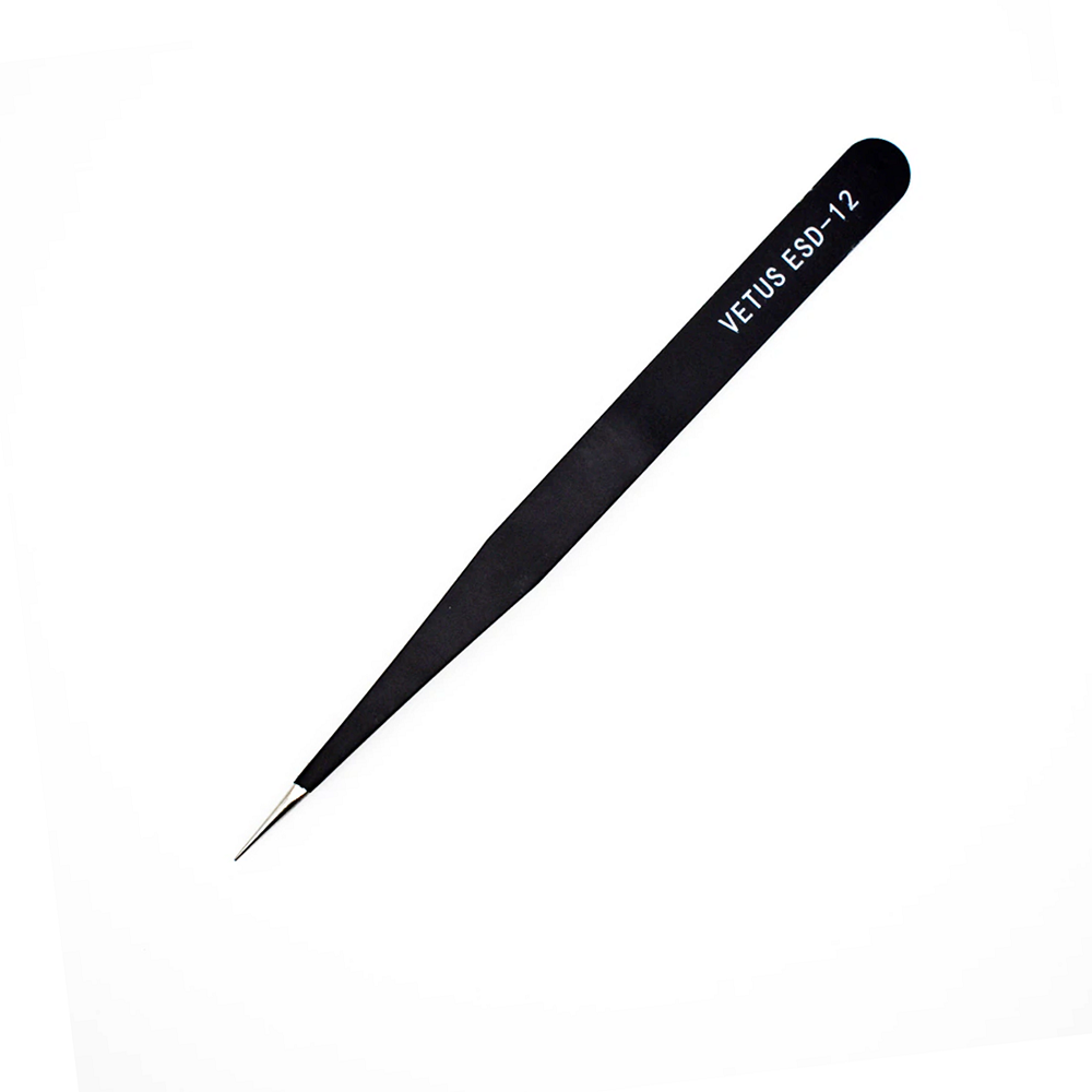 ESD-12 Pince à épiler en acier inoxydable