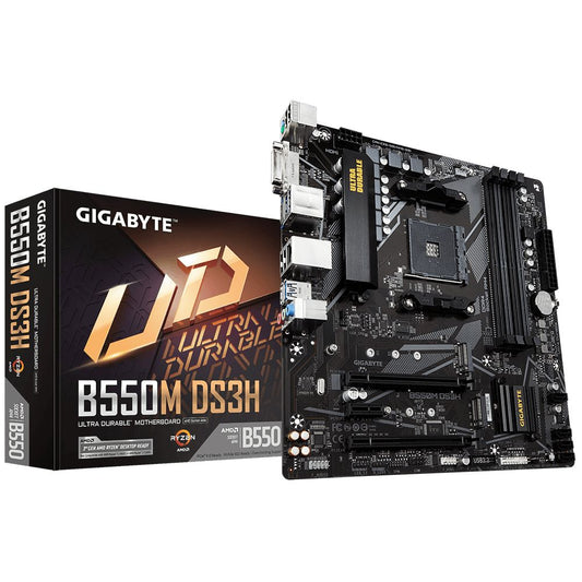 Carte Mère GIGABYTE B550M DS3H Pour Socket AMD AM4