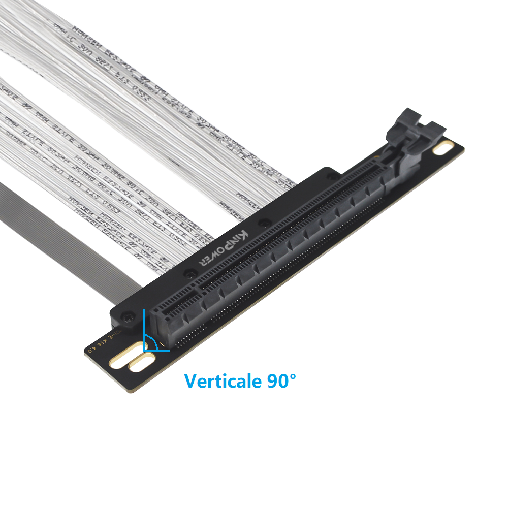 Câble Riser Carte graphique PCI-Express 4.0 16x 256G/bps 20cm