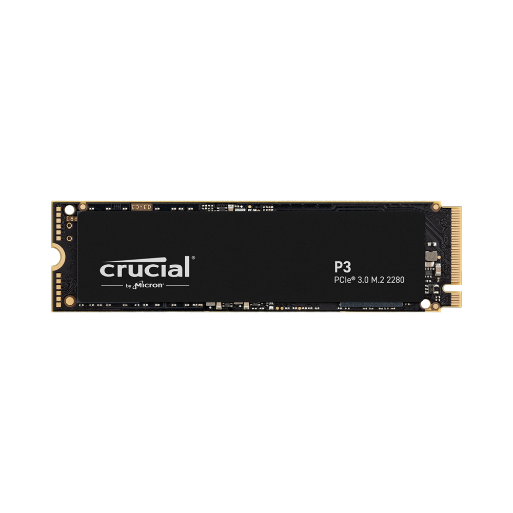 Disque Dur SSD Nvme M.2 M Key Crucial P3 PCIe 3.0 1TB