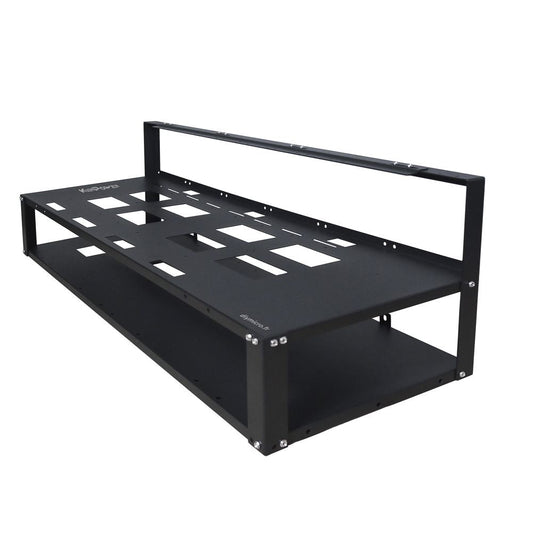 Cadre Rig Mining Ouvert Support 8 GPU Sans Ventilateur Pour l'extraction Crypto Monnaie