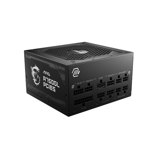 Alimentation ATX 3.0 Modulaire MSI MAG A750GL 750W 80Plus Gold