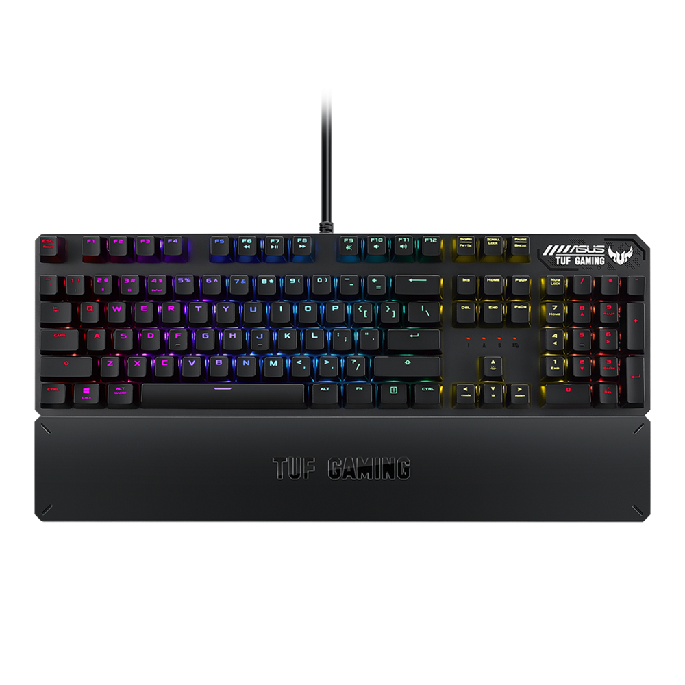 Clavier Azerty Gaming Asus TUF Gaming K3 RGB  pour ordinateur de bureau avec fil USB